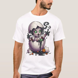 Camiseta de Halloween de Bebé Bruja Malvada Huevo