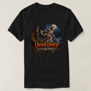 Camiseta de Halloween de Bigfoot en la Naturaleza