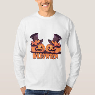 Camiseta de Halloween de Calabaza para Hombres