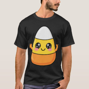 Camiseta de Halloween de Caramelo de Maíz Lindo