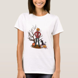 Camiseta de Halloween de espantapájaros