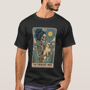 Camiseta de Halloween de esqueleto de Bulldog Fran