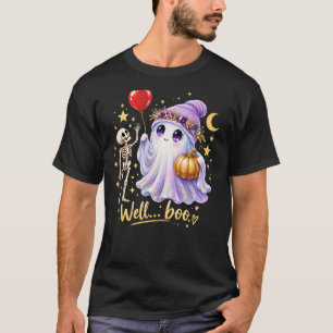 Camiseta de Halloween de Esqueleto de Fantasma Lin