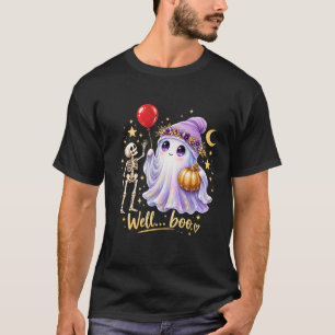 Camiseta de Halloween de Esqueleto de Fantasma Lin