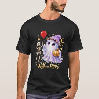 Camiseta de Halloween de Esqueleto de Fantasma Lin