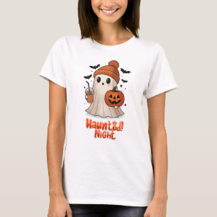 Camiseta de Halloween de Fantasma Acogedor y Bonit