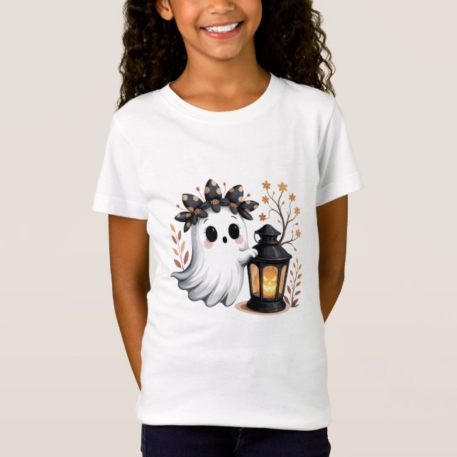 Camiseta De Halloween De Fantasma Británica (Anverso)