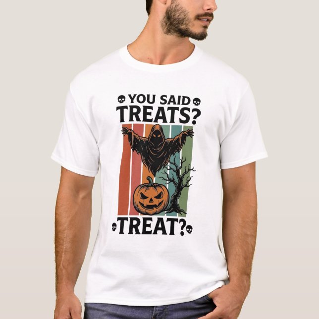 Camiseta de Halloween de Fantasma con Castigo de G (Anverso)