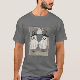 Camiseta de Halloween de fantasma lindo