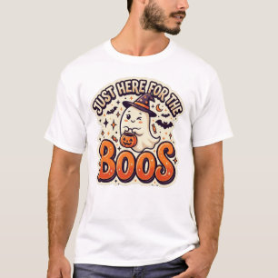 Camiseta de Halloween de Fantasma Lindo Solo Estoy