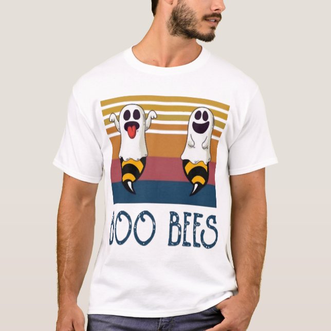 Camiseta de Halloween de fantasmas de pareja de ab (Anverso)