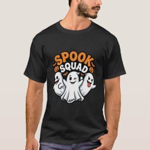 Camiseta de Halloween de fantasmas lindos del escu