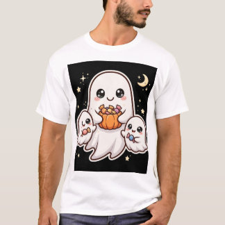 Camiseta de Halloween de la familia de fantasmas l