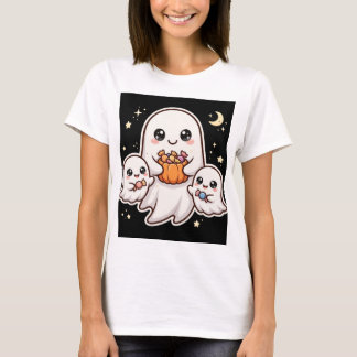 Camiseta de Halloween de la familia de fantasmas l