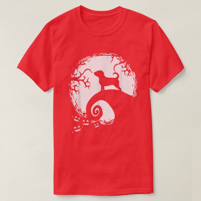 Camiseta de Halloween de la Luna de Lucha (Diseño del anverso)