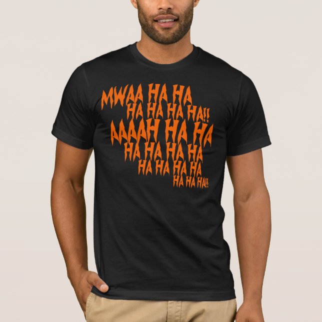 Camiseta de Halloween de la maldad (Anverso)