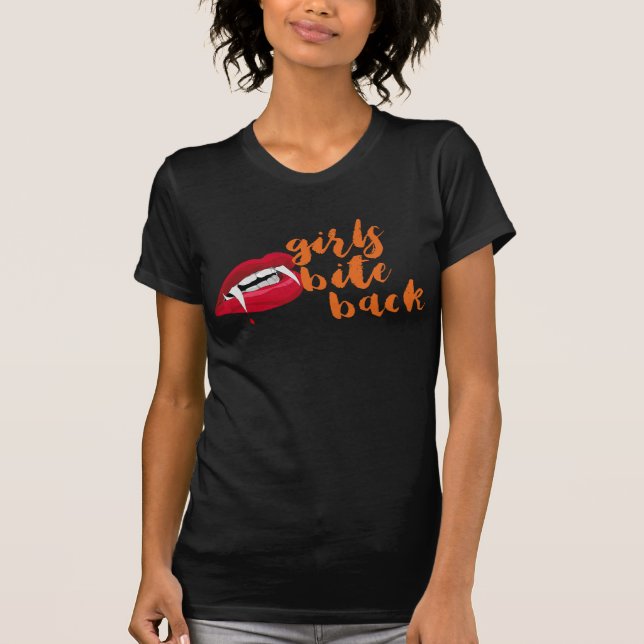 Camiseta de Halloween de los hinchas de vampiros a (Anverso)