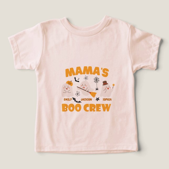Camiseta de Halloween de Mama's Boo Crew (Diseño delantero )