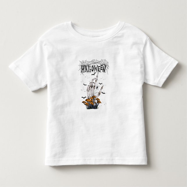 Camiseta de Halloween de marca personalizado blanc (Anverso)