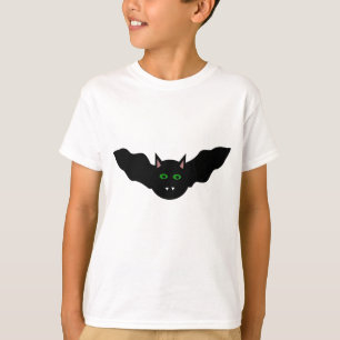 Camiseta de Halloween de murciélago con cara de ga