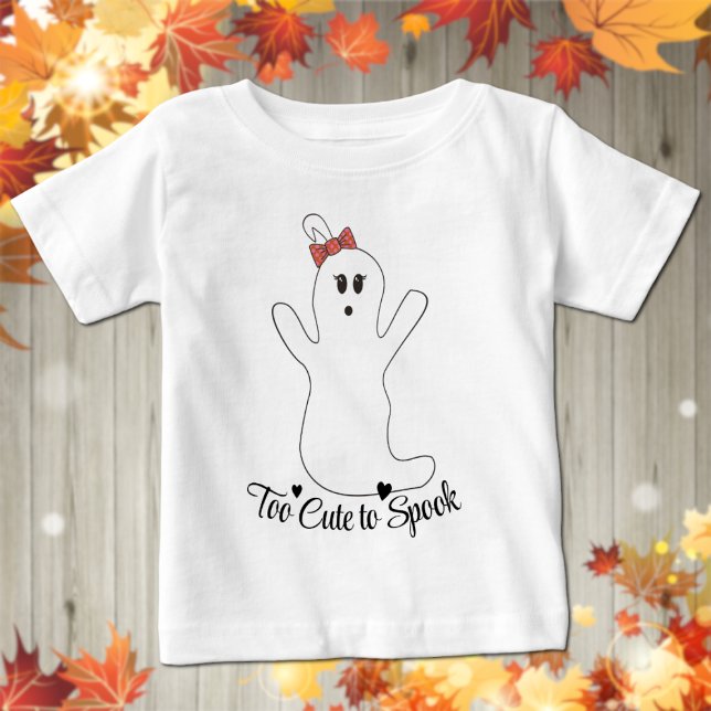 Camiseta de Halloween de niña fantasma linda para  (Subido por el creador)