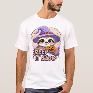 Camiseta de Halloween de Perezoso Lindo � Divertid