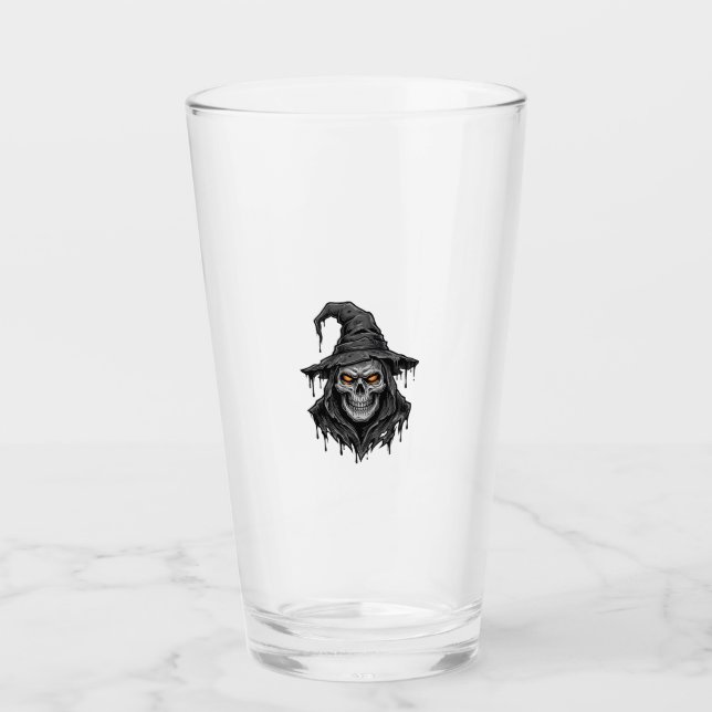 Camiseta de Halloween de sombrero de bruja de crán (Anverso)