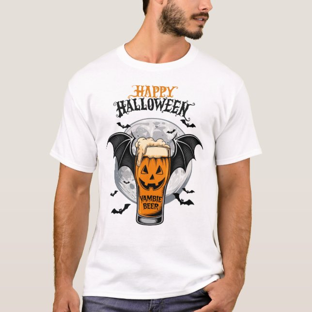Camiseta de Halloween de Vambier Beer. (Anverso)