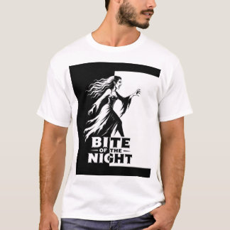 Camiseta de Halloween de vampiro de mordisco de la