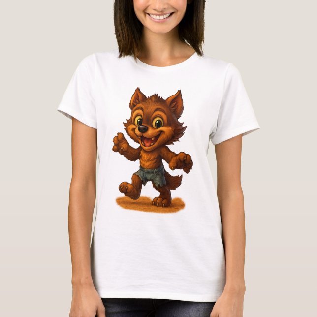 Camiseta de Halloween de Werewolf (Anverso)