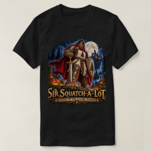 Camiseta de Halloween del Caballero Bigfoot Sir Sq