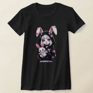 Camiseta de Halloween del Chica del diablo - Cuta