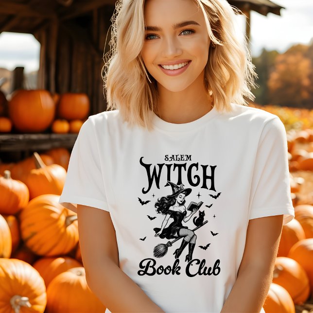 Camiseta de Halloween del Club de libros de brujas (Subido por el creador)