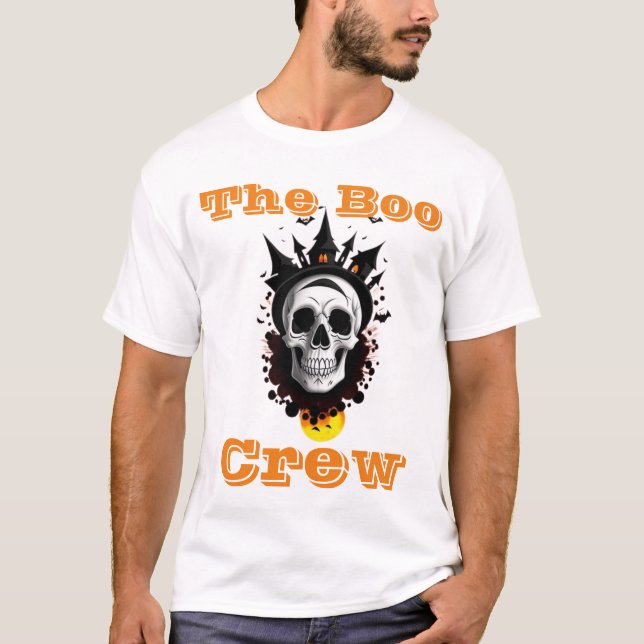 Camiseta de Halloween del equipo de Boo (Anverso)