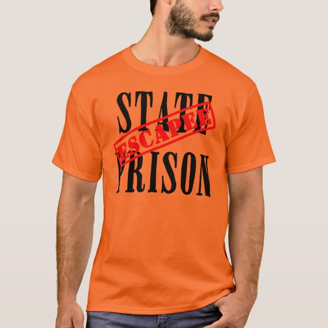 Camiseta de Halloween del evadido de la prisión (Anverso)