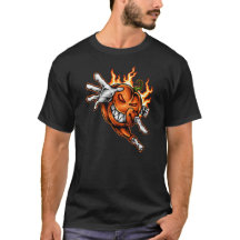 Camiseta de Halloween del héroe de la super calaba
