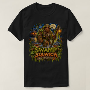 Camiseta de Halloween del Monstruo Bigfoot Swamp S