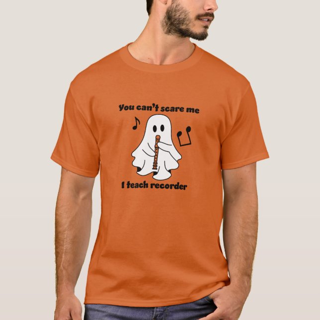 Camiseta de Halloween del profesor de música (Anverso)