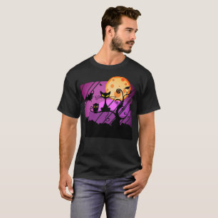 Camiseta de Halloween del resplandor de la luna