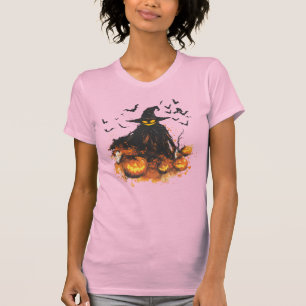 Camiseta de Halloween del Segador de Calabaza Malv