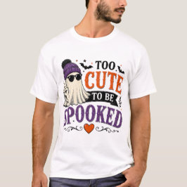 Camiseta de Halloween Demasiado Linda para Asustar