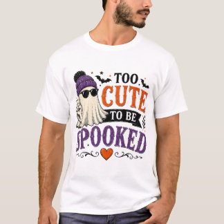Camiseta de Halloween Demasiado Linda para Asustar