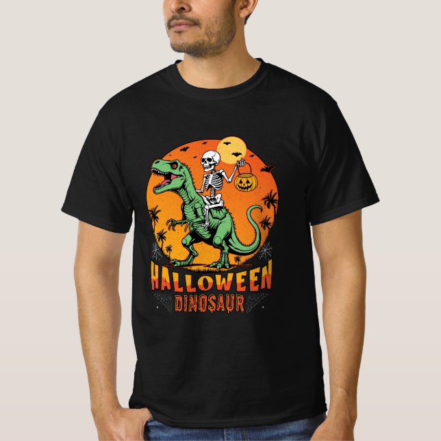 Camiseta de Halloween Dinosaur (Anverso)