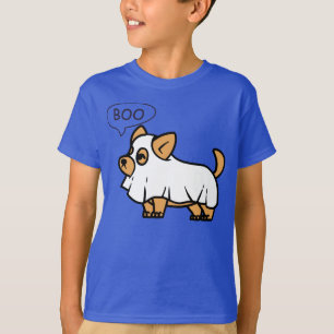 Camiseta de Halloween, Doggie dice "BOO"