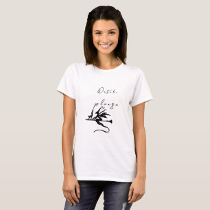 Camiseta de Halloween en blanco y negro