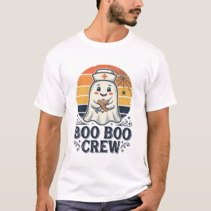 Camiseta de Halloween Fantasma Enfermera Adorable 