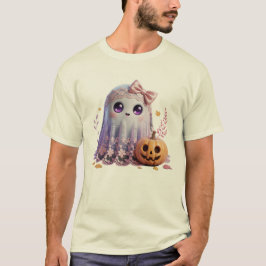 Camiseta de Halloween fantasma - Kawaii Pastel