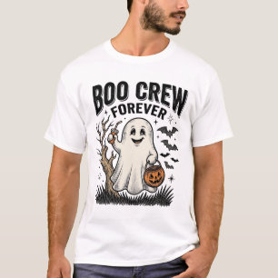 Camiseta de Halloween Fantasma Vintage Boo Crew Fo