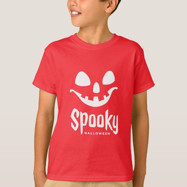 Camiseta de Halloween Feliz (Anverso)