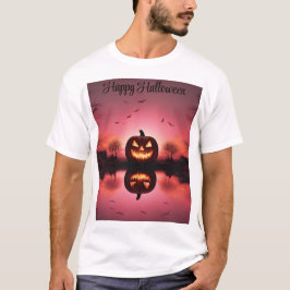 Camiseta de Halloween feliz personalizado